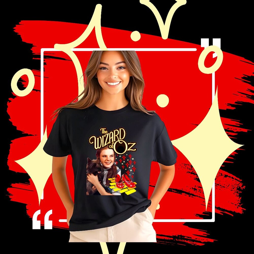 Wizard of Oz T-shirt up to 5x Dorthy Toto Ruby Slippers Yellow Brick Road